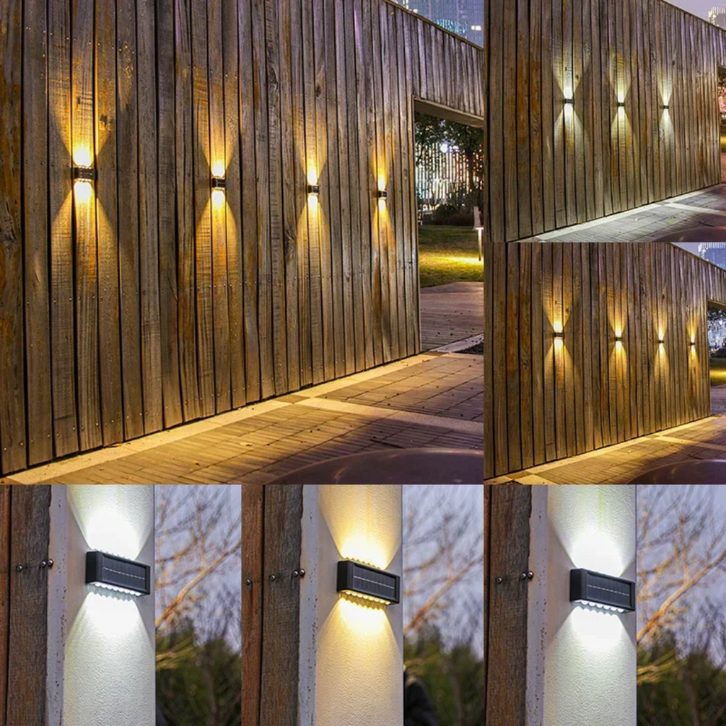 Lampe murale solaire – Halo - Rogeree